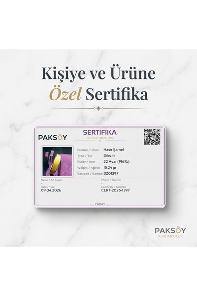 Ajda Altın Bilezik 12 gr 22 Ayar Yatırımlık İşçiliksiz