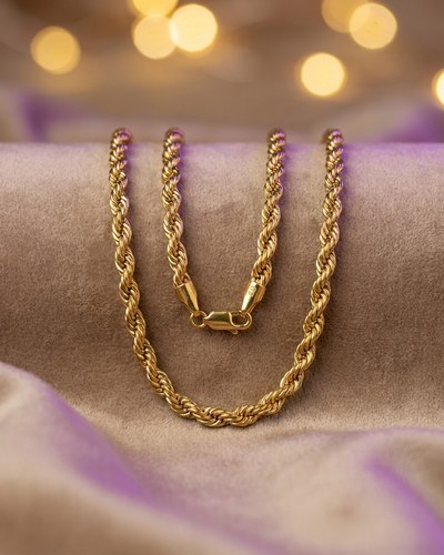 Halat Zincir Kolye 22 Ayar 10.08gr 65 cm - H00180