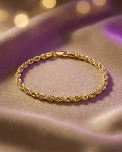 22 Ayar Altın Bileklik Halat Modern Tasarım 2.62gr 19 CM Kadın - B01017