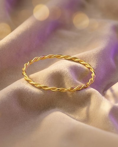 Kıvırcık Altın Bilezik 12 gr 22 Ayar Yatırımlık İşçiliksiz