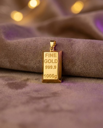 22 Ayar Altın Kolye Ucu Zarif Özel Tasarım 3.95gr Hediye Paksoy - C00305