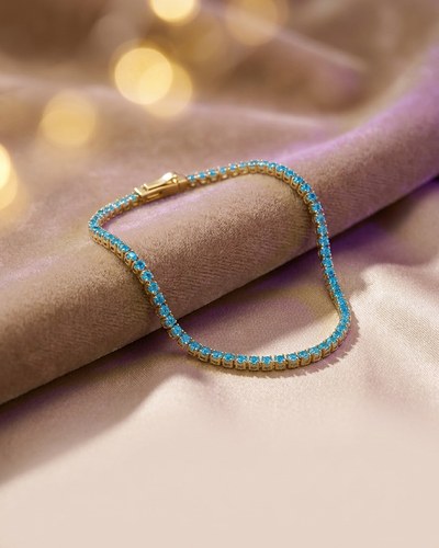 Su Yolu Bileklik 14 Ayar 2.98gr 18 CM - F00154