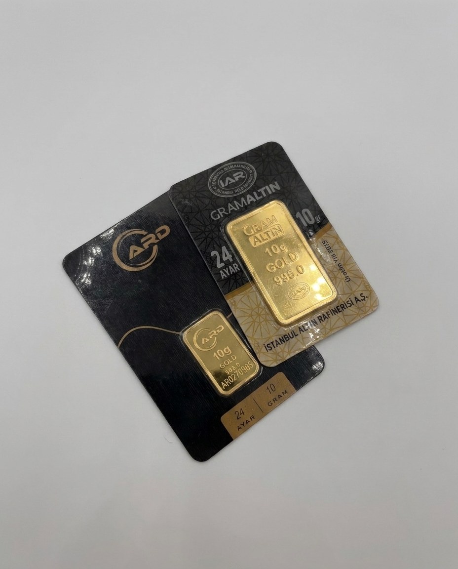 10 Gram Külçe Altın 24 Ayar 995 Milyem