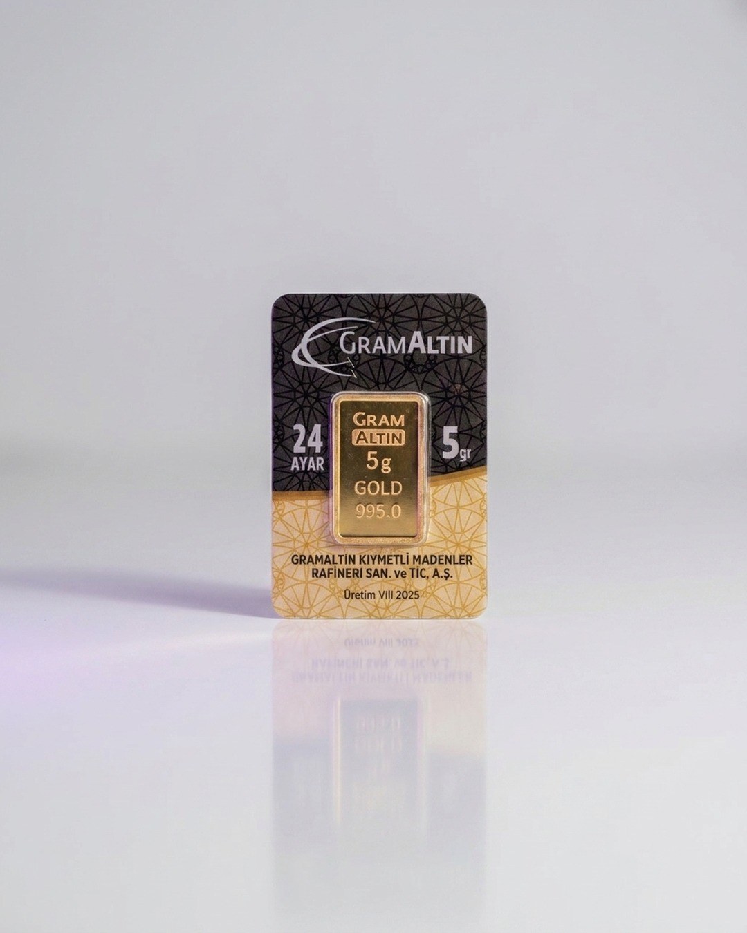 5 Gram Külçe Altın 24 Ayar 995 Milyem