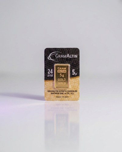 5 Gram Külçe Altın 24 Ayar 995 Milyem