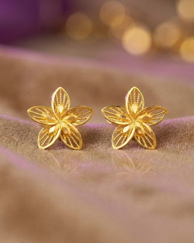 22 Ayar Altın Küpe Şıklığı 4.30gr - K000228