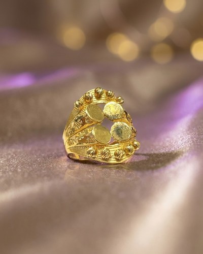 22 Ayar Altın Yüzük Dorikalı Modern Tasarım 6.10gr Kadın - Y00927