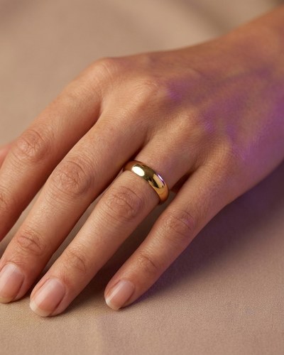 22 Ayar Altın Yüzük Düz Çilalı 3.07gr - Y01247