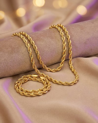 22 Ayar Altın Kolye halat zi̇nci̇r 6.36gr 55CM - Z00118