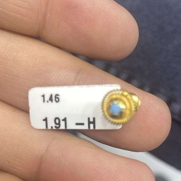 "Paksoy Tarzı 22 Ayar Altın Çocuk Küpesi 1.46gr" - 09CK006