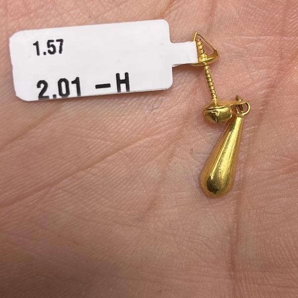 "Çocuk Tasarım 22 Ayar Altın Küpe 1.57gr" - 09CK016