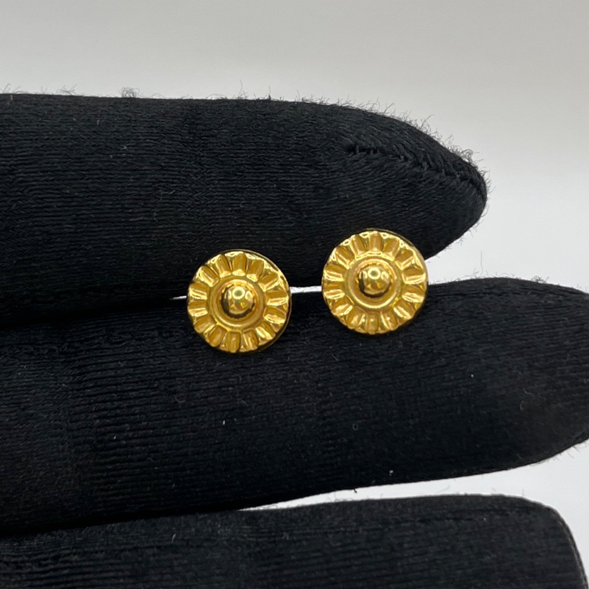 Papatya Altın Çocuk Küpesi 22 Ayar 1.16gr - 09CK057 - Fotoğraf 1