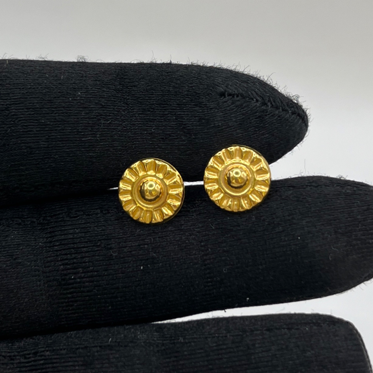 Papatya Altın Çocuk Küpesi 22 Ayar 1.16gr - 09CK057 - Fotoğraf 1