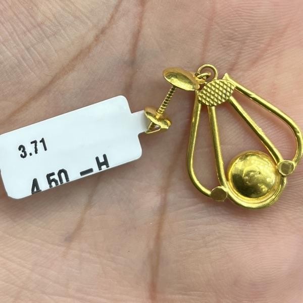 22 Ayar Altın Küpe Yıldız Işığı Koleksiyonu 3.73gr Kadın - K000041