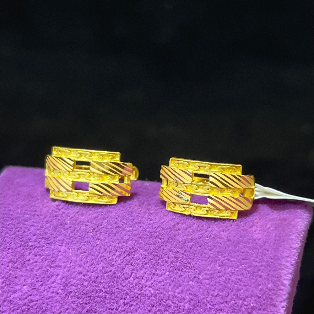 22 Ayar Altın Küpe Zarif Model 3.94gr - K000113 - Fotoğraf 3