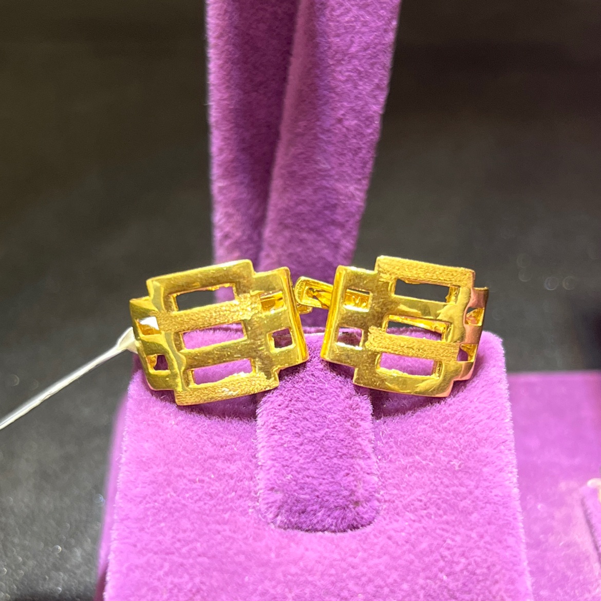 22 Ayar Altın Küpe El İşi 4.06gr - K000140 - Fotoğraf 2