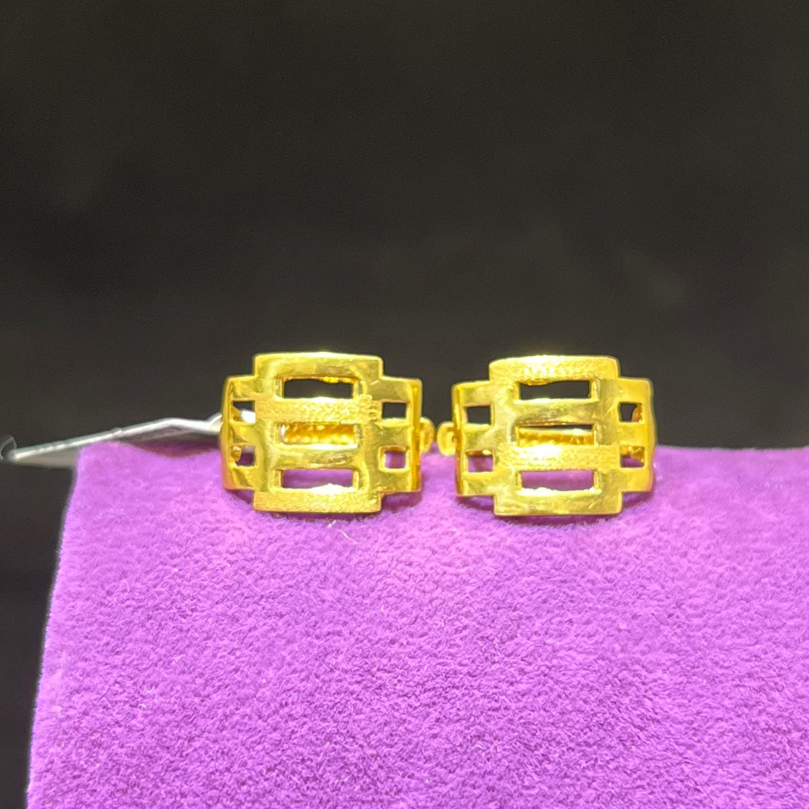 22 Ayar Altın Küpe El İşi 4.06gr - K000140 - Fotoğraf 3