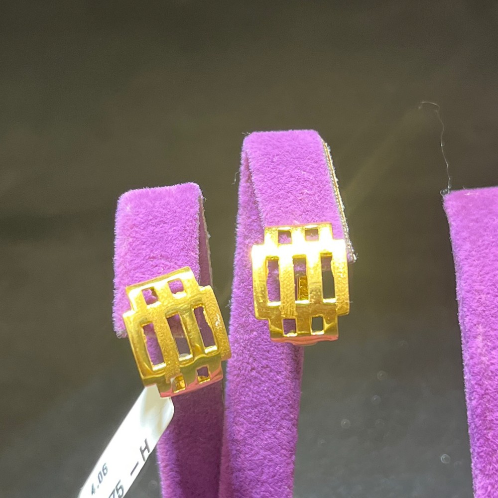 22 Ayar Altın Küpe El İşi 4.06gr - K000140
