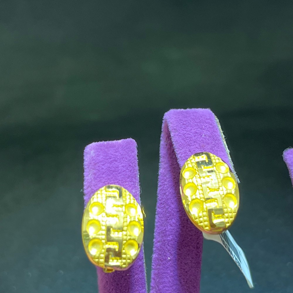22 Ayar Altın Küpe Modern Tasarım 2.85gr - K000144