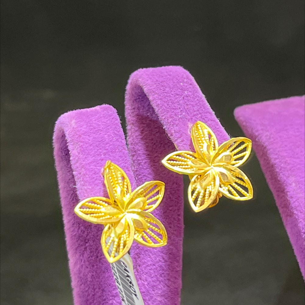22 Ayar Altın Küpe Şıklığı 4.30gr - K000228