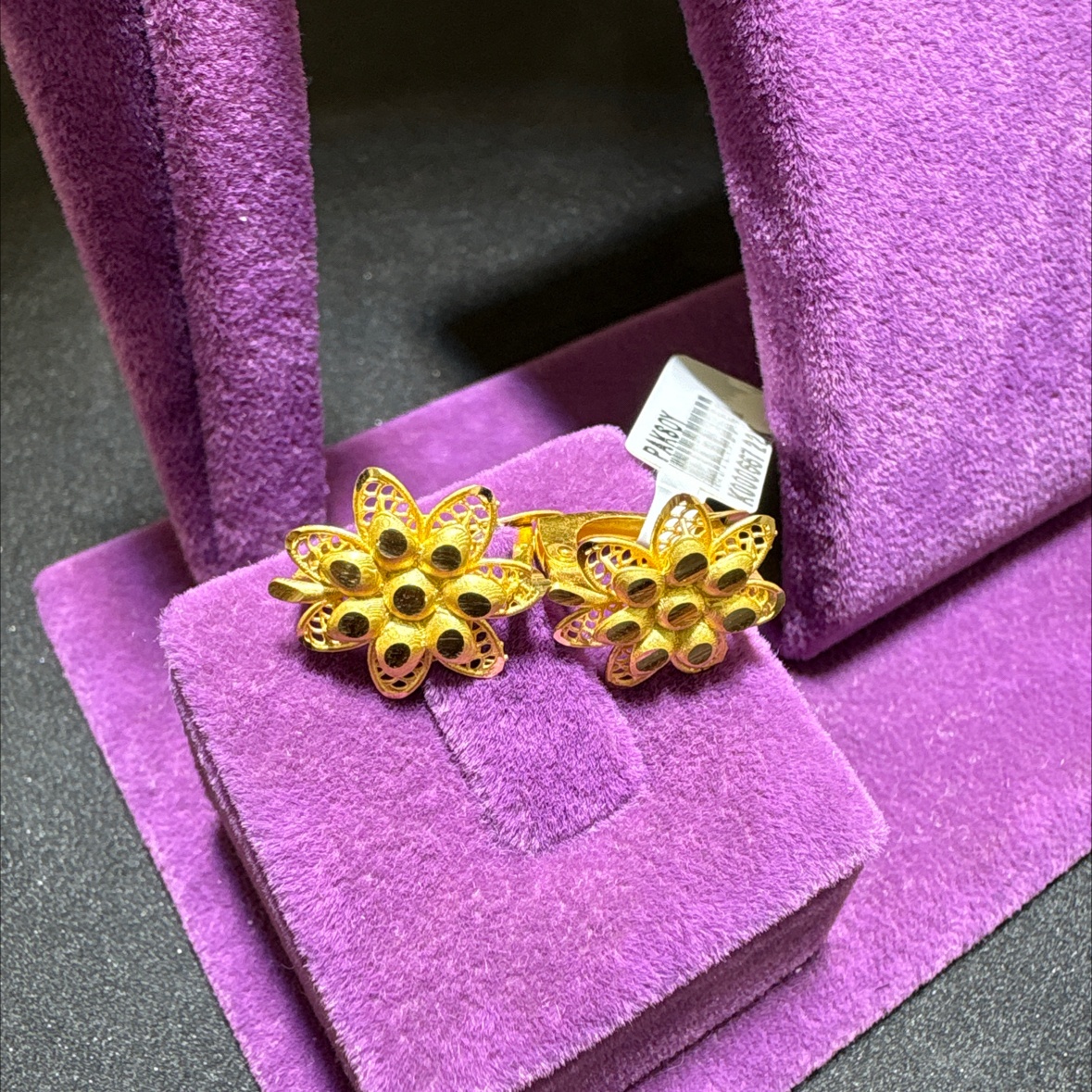 22 Ayar Altın Küpe Zarif Tasarım 3.15gr - K000667 - Fotoğraf 3