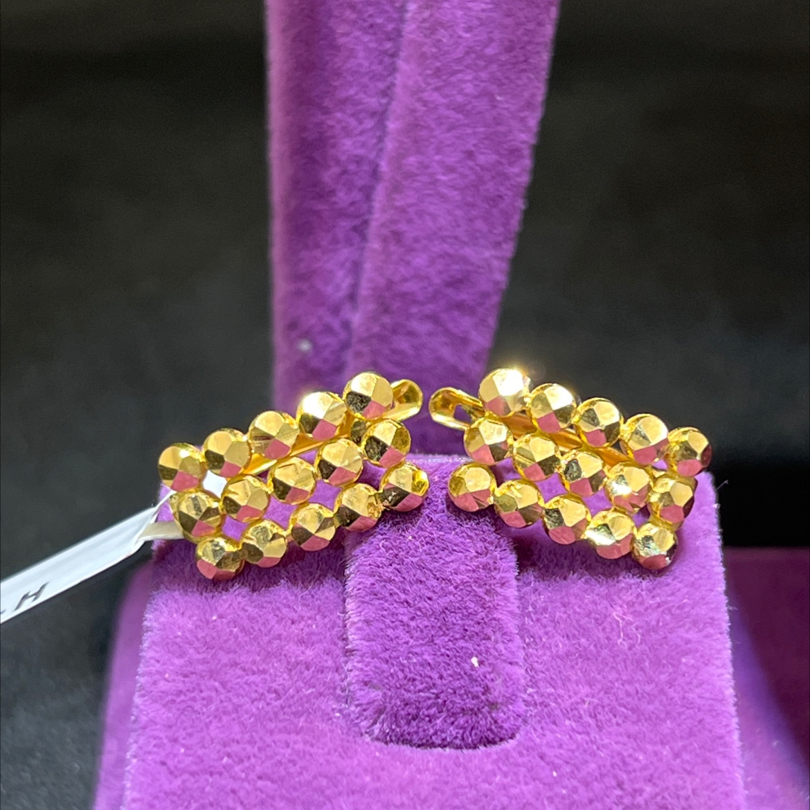 22 Ayar Altın Küpe Şık Tasarım 3.46gr - K000678 - Fotoğraf 2