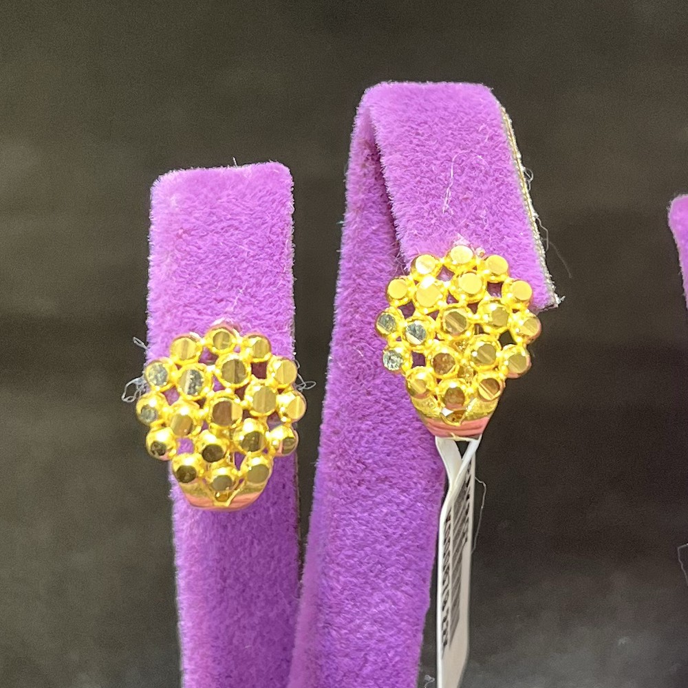 22 Ayar Altın Küpe Zarif Model 3.63gr - K000679