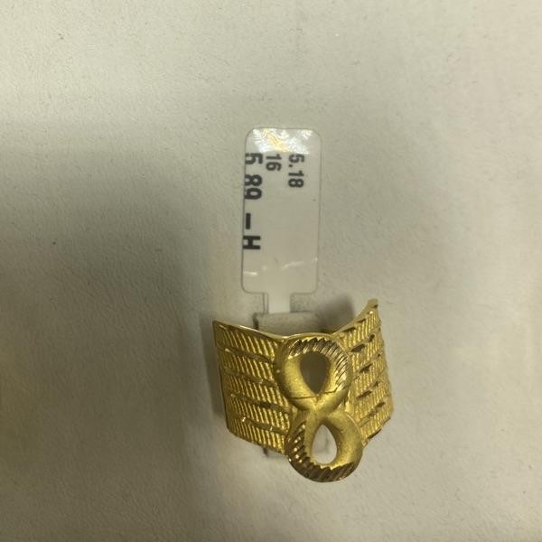 Paksoy Tarzı 22 Ayar Altın Yüzük 5.18gr 16 Numara - Y000011
