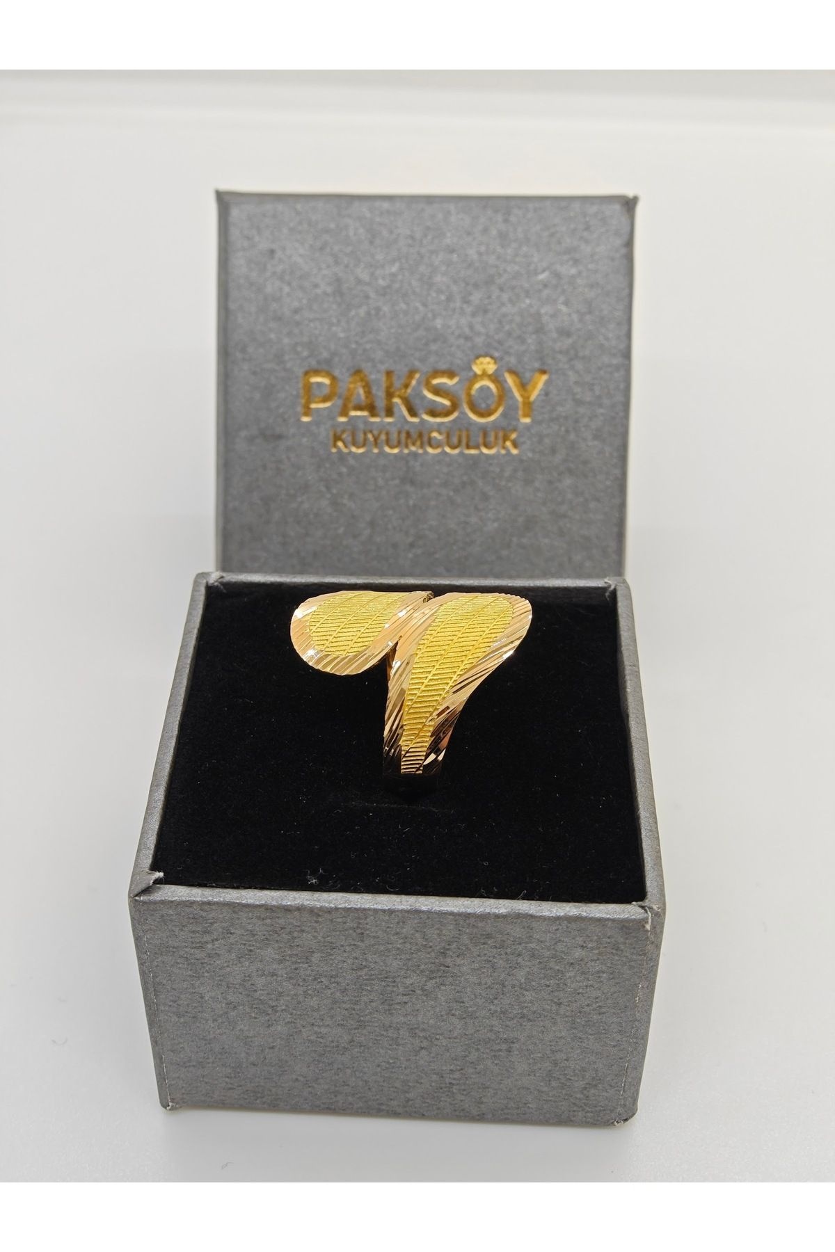 Modern Yüzük  22 Ayar Altın Yüzük Y000602 - Görsel 3
