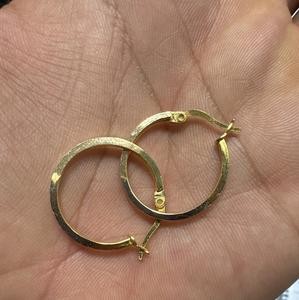 Harman Sanatı Halka Küpe 22 Ayar 2.12gr - K000730