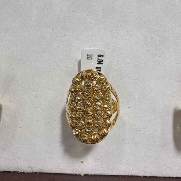 22 Ayar Altın Yüzük Dorika Özel Tasarım 6.04gr 20 Numara - Y000807 - Fotoğraf 1