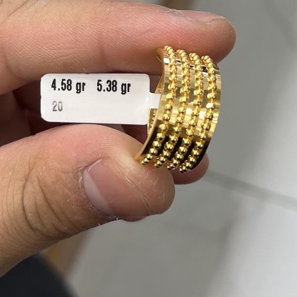 22 Ayar Altın Yüzük Modern Tasarım 4.58gr 20 Numara Kadın - Y000810 - Fotoğraf 1