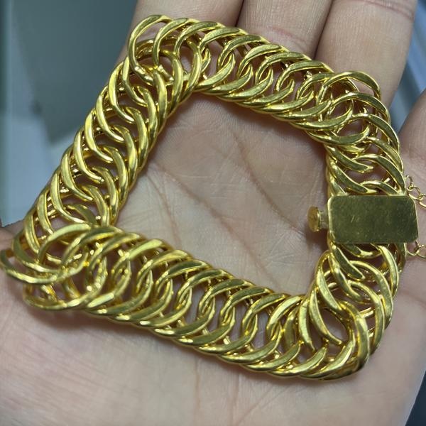 22 Ayar Altın Bileklik Doktor Fatih Modern Tasarım 27.70gr Kadın - B000362 - Fotoğraf 1