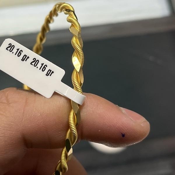 Kıvrım Model 22 Ayar Altın Bilezik 20.16gr - BZ00693 - Fotoğraf 1