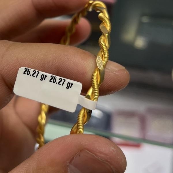 KIVIRCIK Model 22 Ayar Altın Bilezik 25.27gr - BZ00694 - Fotoğraf 1
