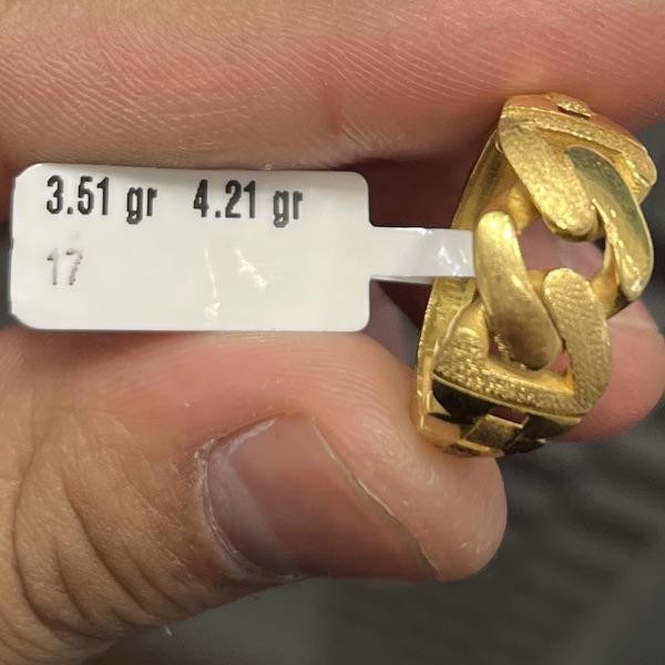 Gurmet Tasarım 22 Ayar Altın Yüzük 4.21gr 17 Numara - Y000832