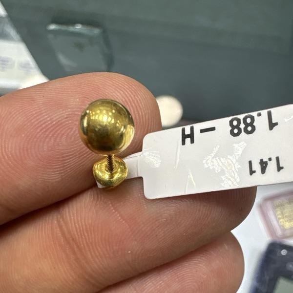 "Paksoy Tarzı 22 Ayar Altın Çocuk Küpesi 1.41gr Standart" - CK00134_V1 - Fotoğraf 1