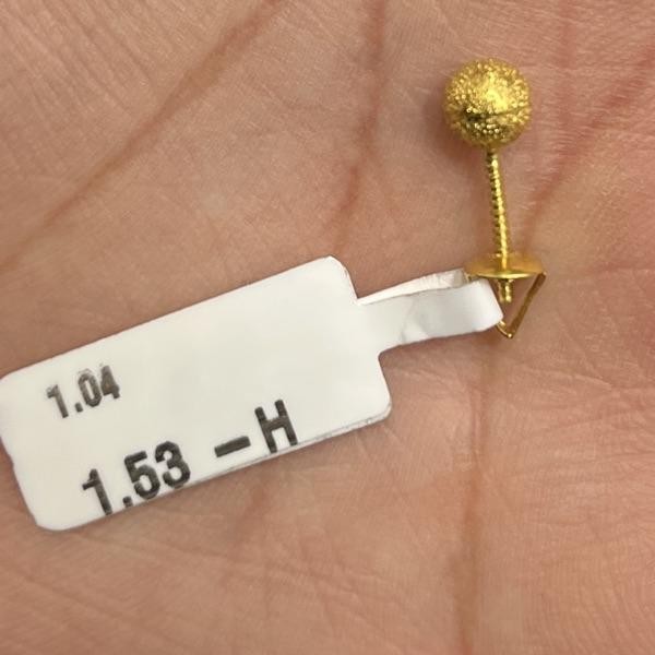 Çocuk Küpesi 22 Ayar Altın 1.04gr Standart - 09CK071_V1 - Fotoğraf 1