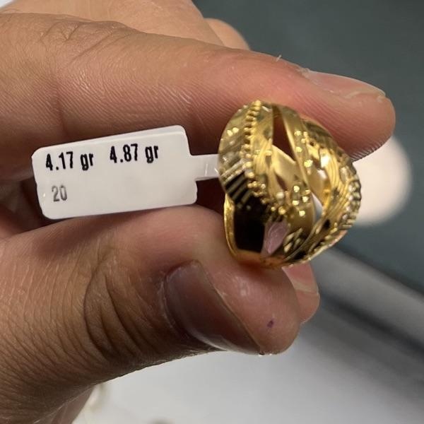 Paksoy Tasarımı 22 Ayar Altın Yüzük 4.17gr 20 Numara - Y000846 - Fotoğraf 1