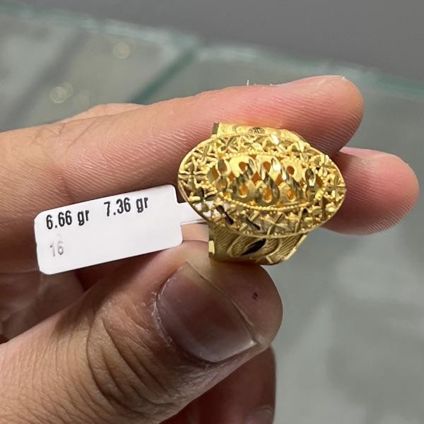 Sonsuzluk Tasarımı 22 Ayar Altın Yüzük 7.36gr 16 Numara - Y000849