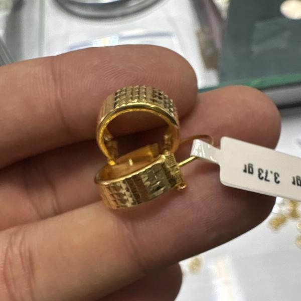 Maraş Halkası 22 Ayar Altın Küpe 3.73gr Standart - K000766