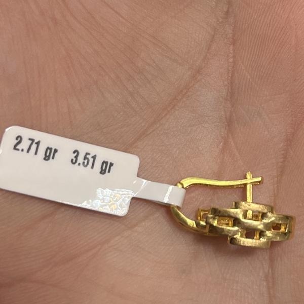 Kaburga Model 22 Ayar Altın Küpe 2.71gr Standart - K000770 - Fotoğraf 1