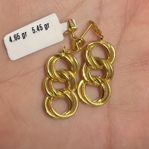 Samanyolu Tasarım 22 Ayar Altın Küpe 5.45gr Standart - K000774