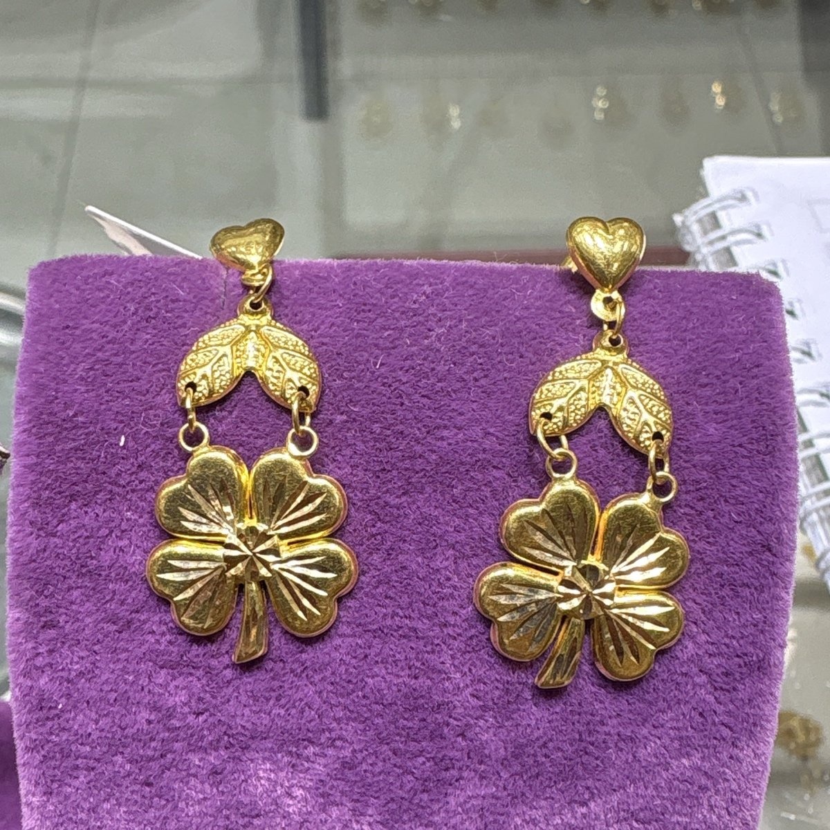 YONCA Tasarım 22 Ayar Altın Küpe 3.08gr Standart - K000776 - Fotoğraf 1
