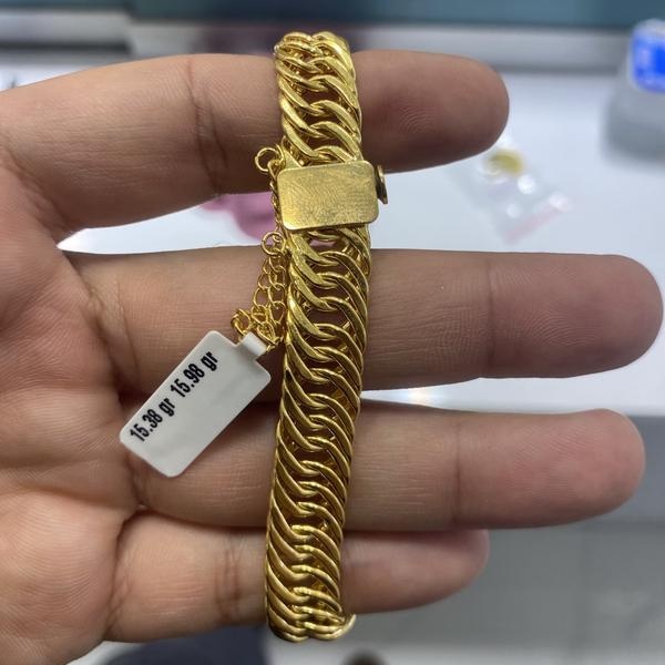 KARTİYEL Model 22 Ayar Altın Bileklik 15.38gr - B000386 - Fotoğraf 1