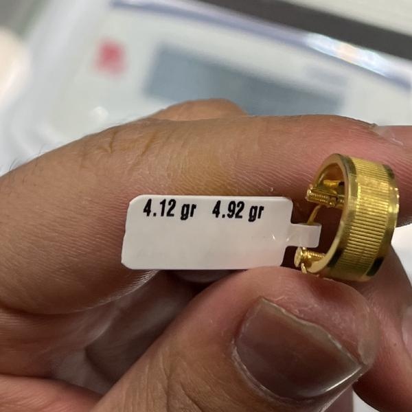 Halka Model 22 Ayar Altın Küpe 4.12gr Standart - K000780 - Fotoğraf 1