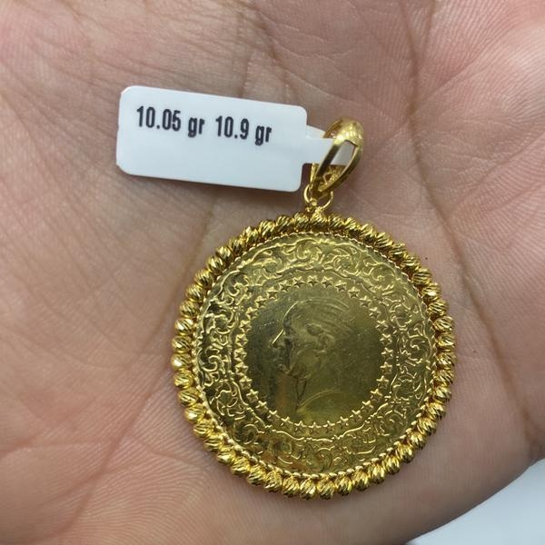 Paksoy Tasarımı 22 Ayar Altın Kolye Ucu 10.05gr - C000184 - Fotoğraf 1