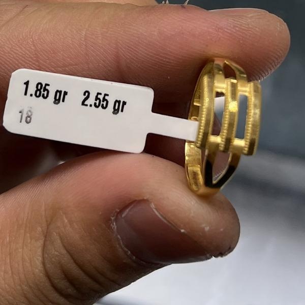 Kaburga Model 22 Ayar Altın Yüzük 1.85gr 18 Numara - Y000853 - Fotoğraf 1