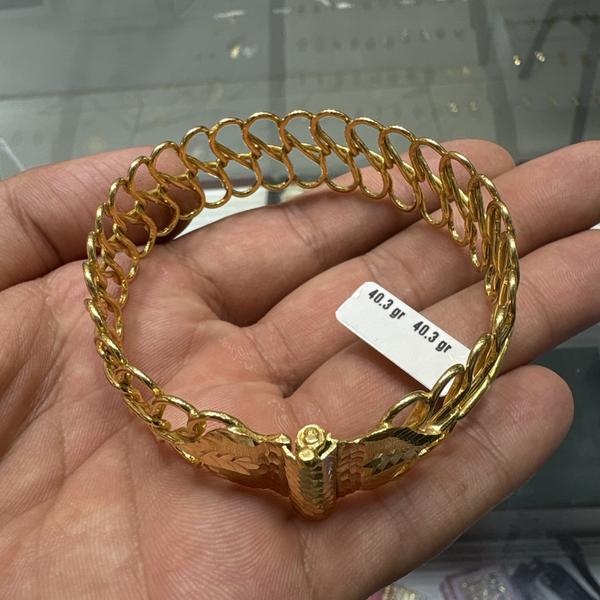 Burma Model 22 Ayar Altın Bilezik 40.3gr - BZ00716 - Fotoğraf 1