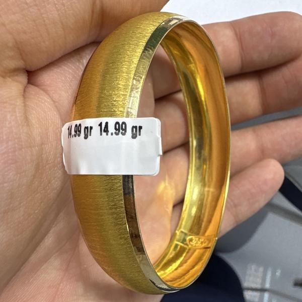 Şarnel Tasarım 22 Ayar Altın Bilezik 14.99gr - BZ00737 - Fotoğraf 1